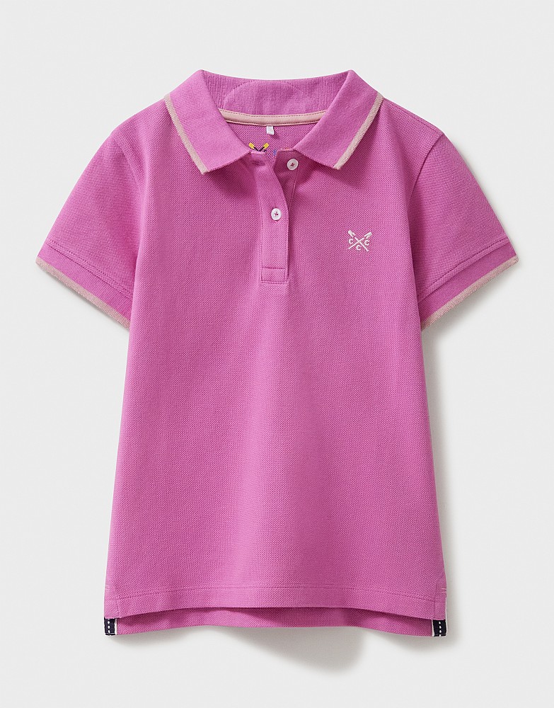 Tipped Short Sleeve Pique Polo Shirt
