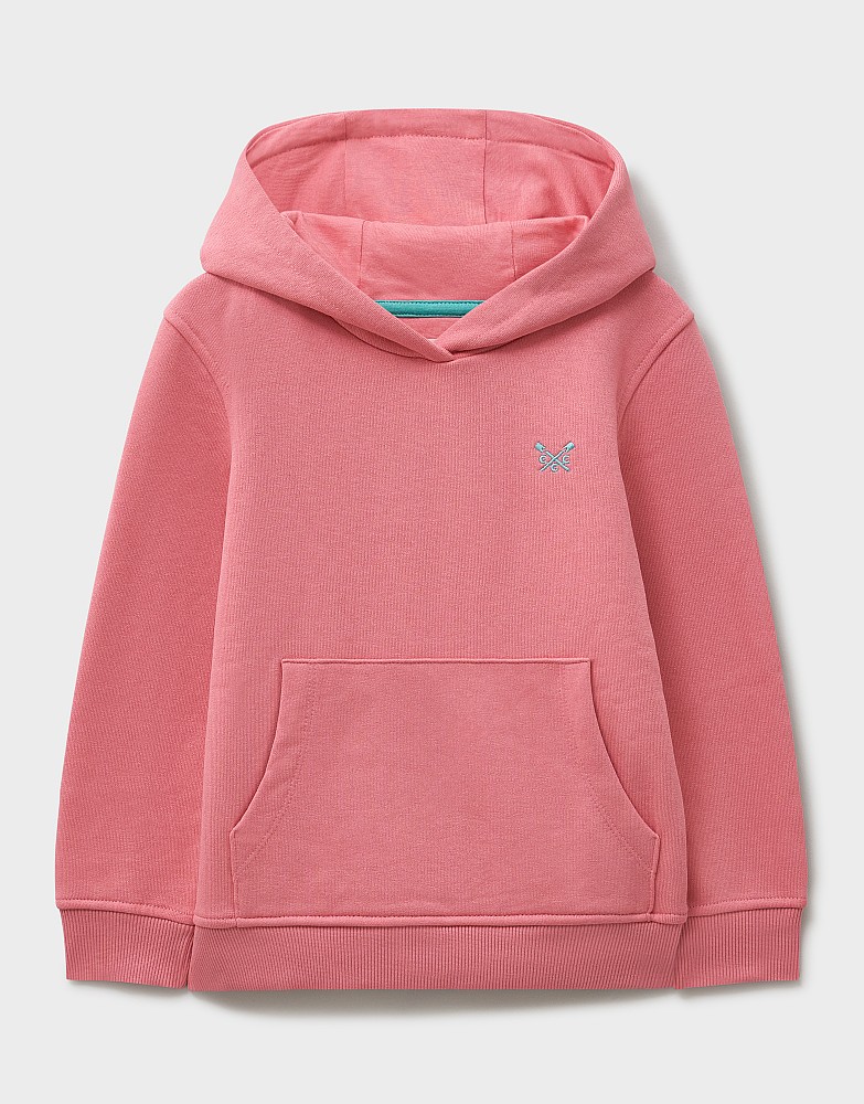 Crossed Oars Overhead Hoodie in Pink