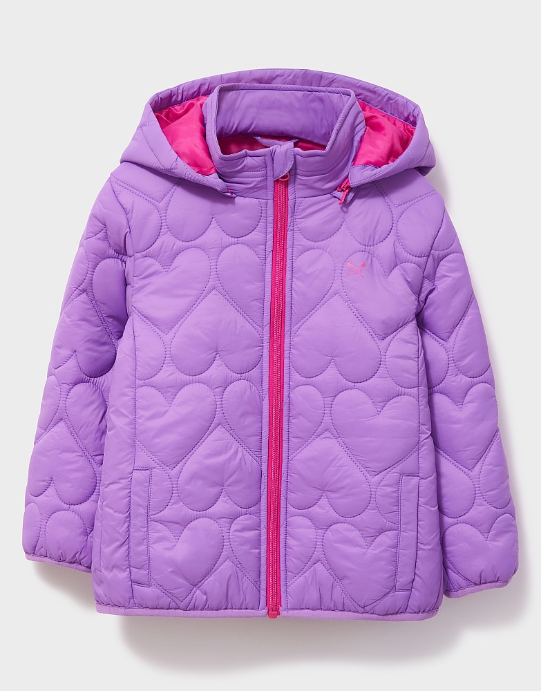 Heart-Quilt Jacket in Lavender