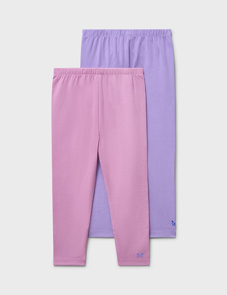 2 Pack Leggings in Purple and Pink