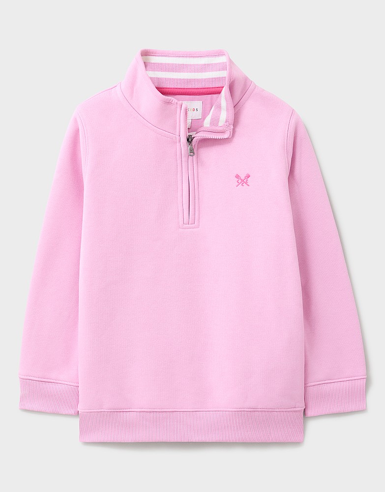 Half Zip Sweatshirt in Lilac
