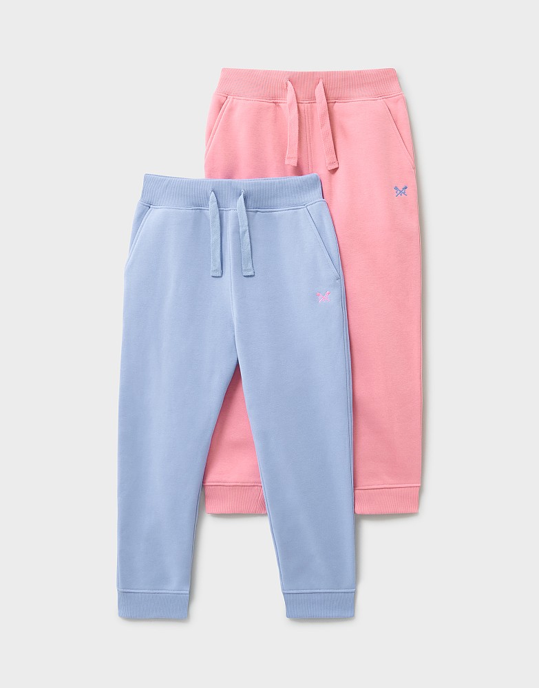 2 Pack Joggers in Lilac and Pink
