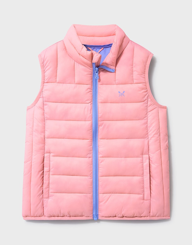 Lightweight Lowther Gilet in Light Pink