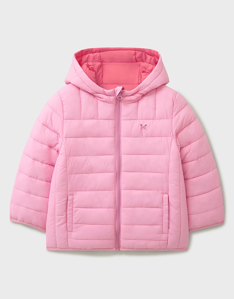 Reversible Lowther Puffer Jacket in Pink & Lavender