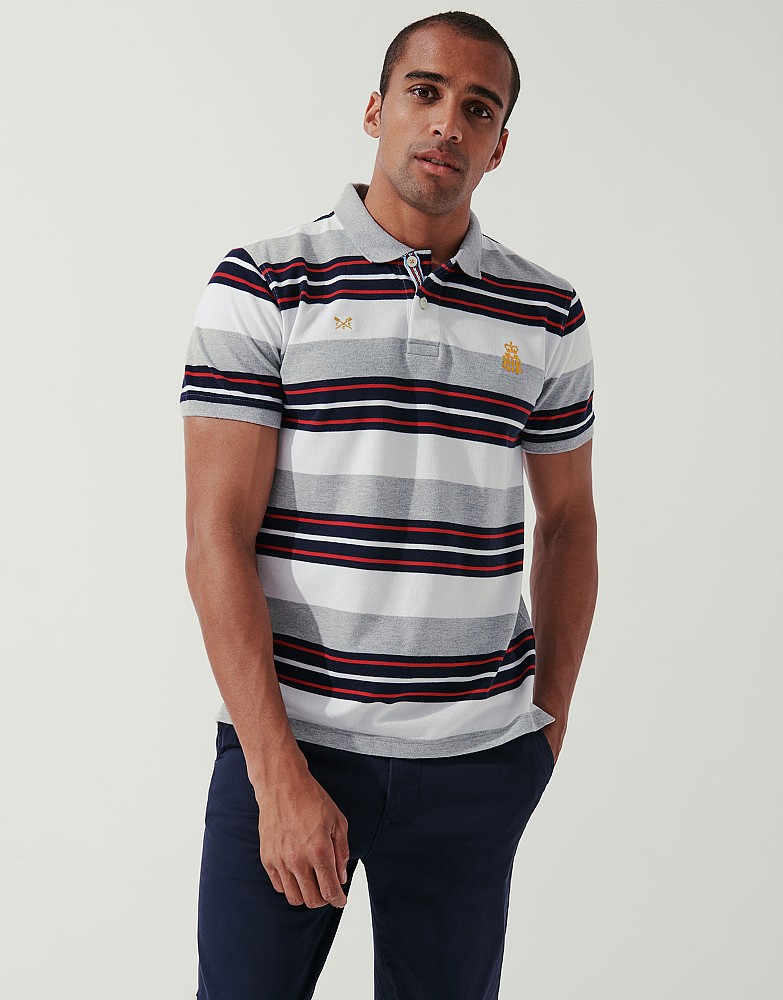 Henley Tipped Polo Shirt