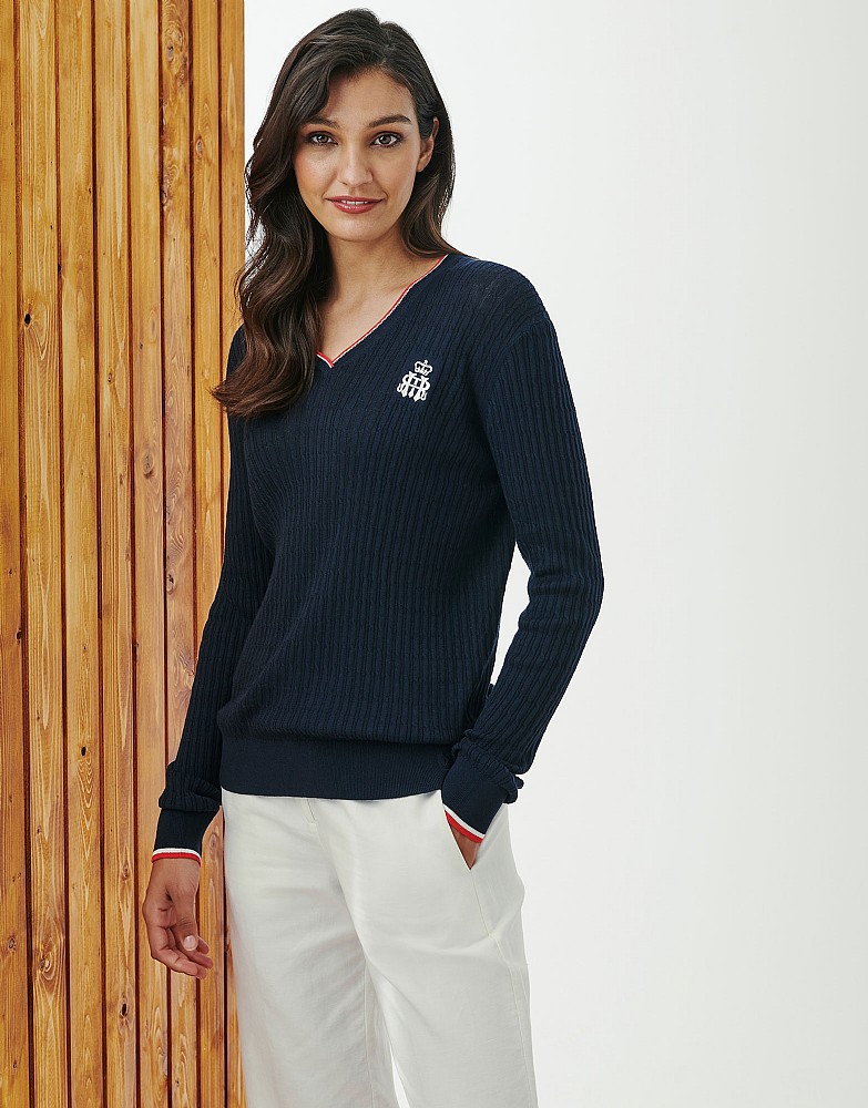 Henley Catch Cable Jumper