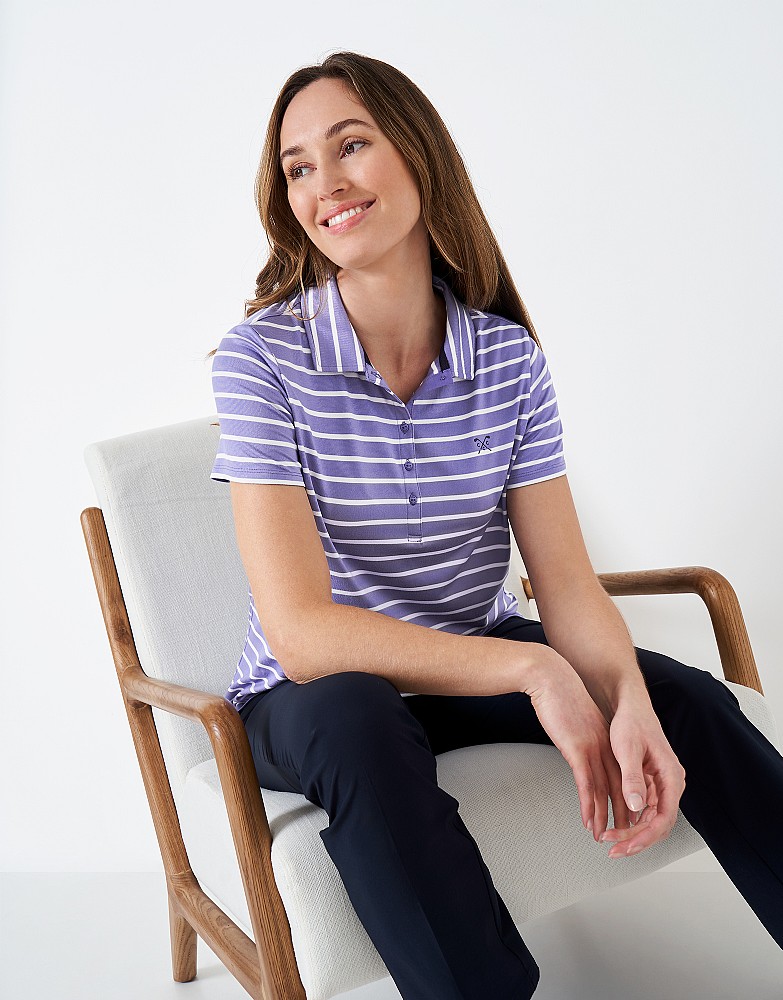Golf Yarn Dyed Stripe Polo Shirt