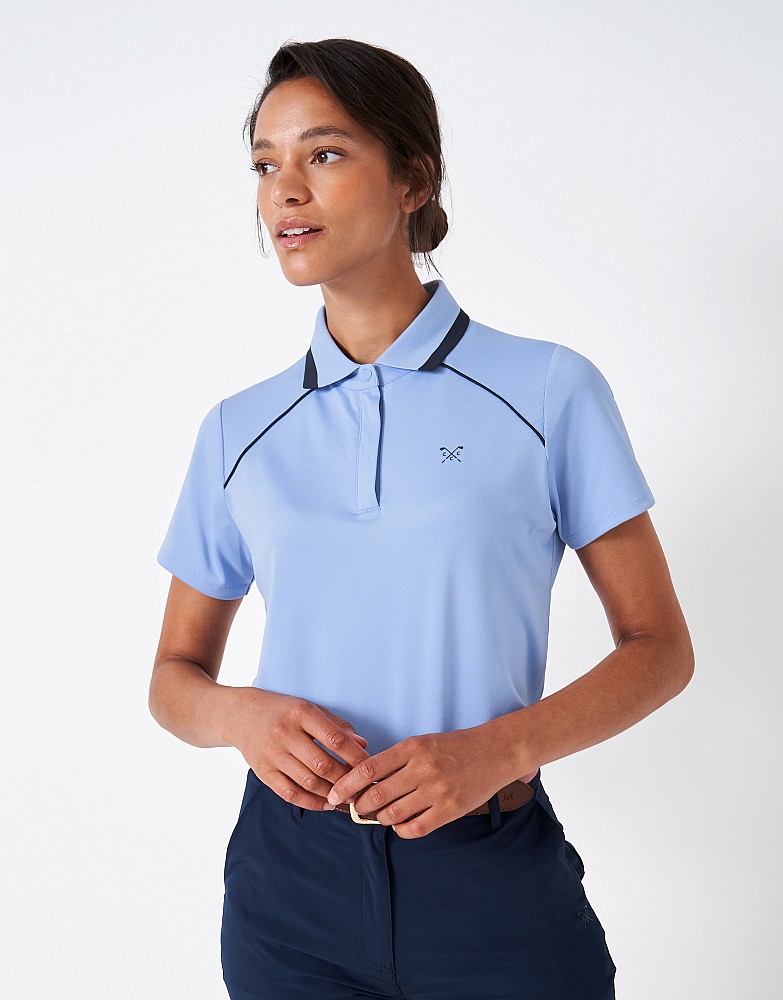 Piped Golf Polo Shirt