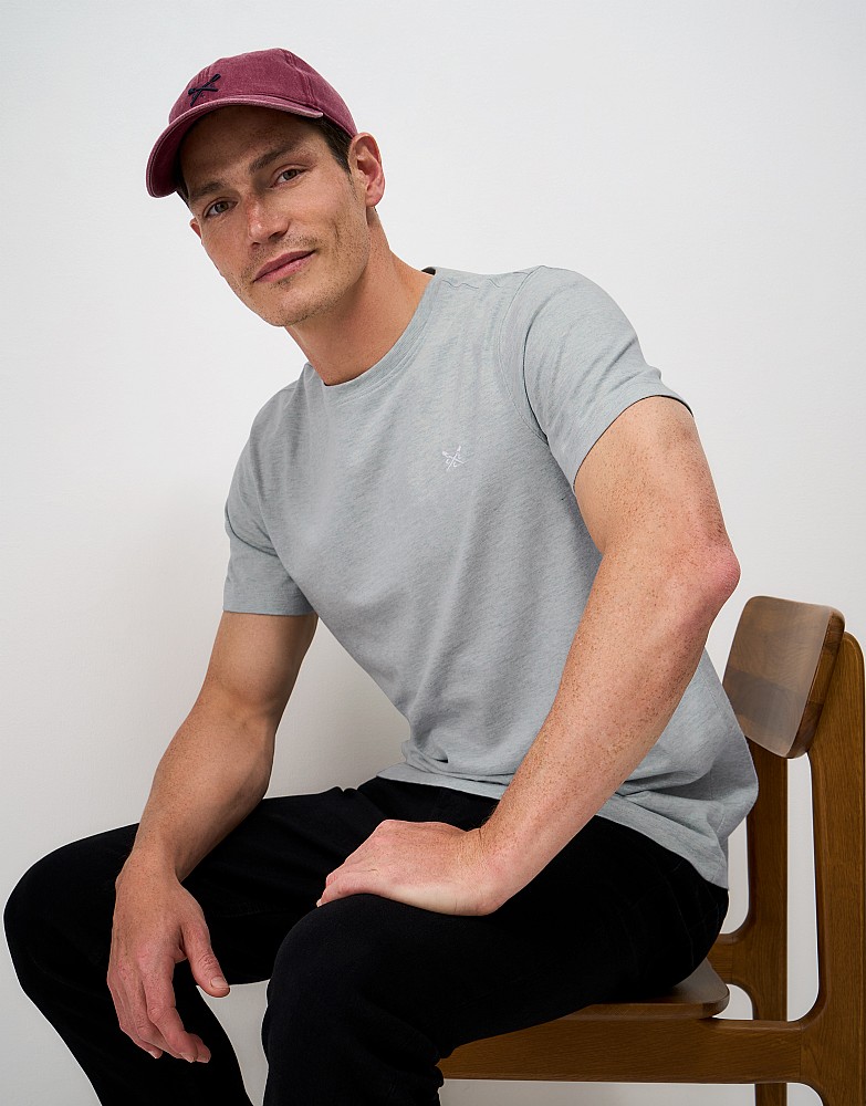 Crew Classic Tee in Light Grey