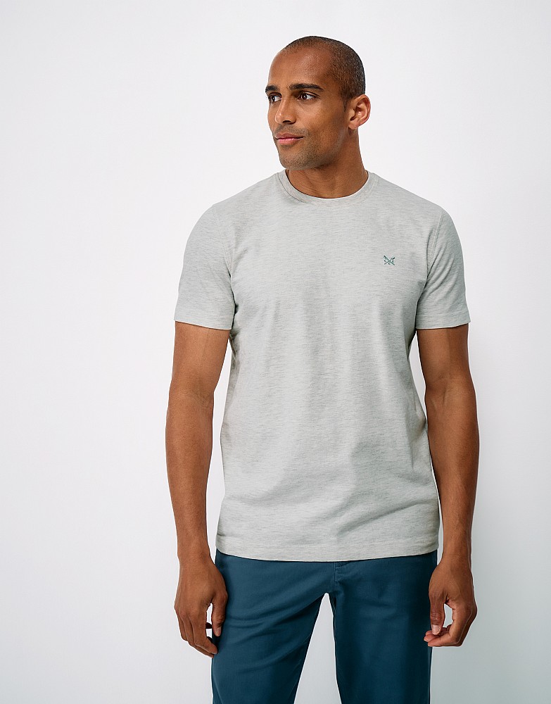 Crew Classic Tee in Oatmeal Marl