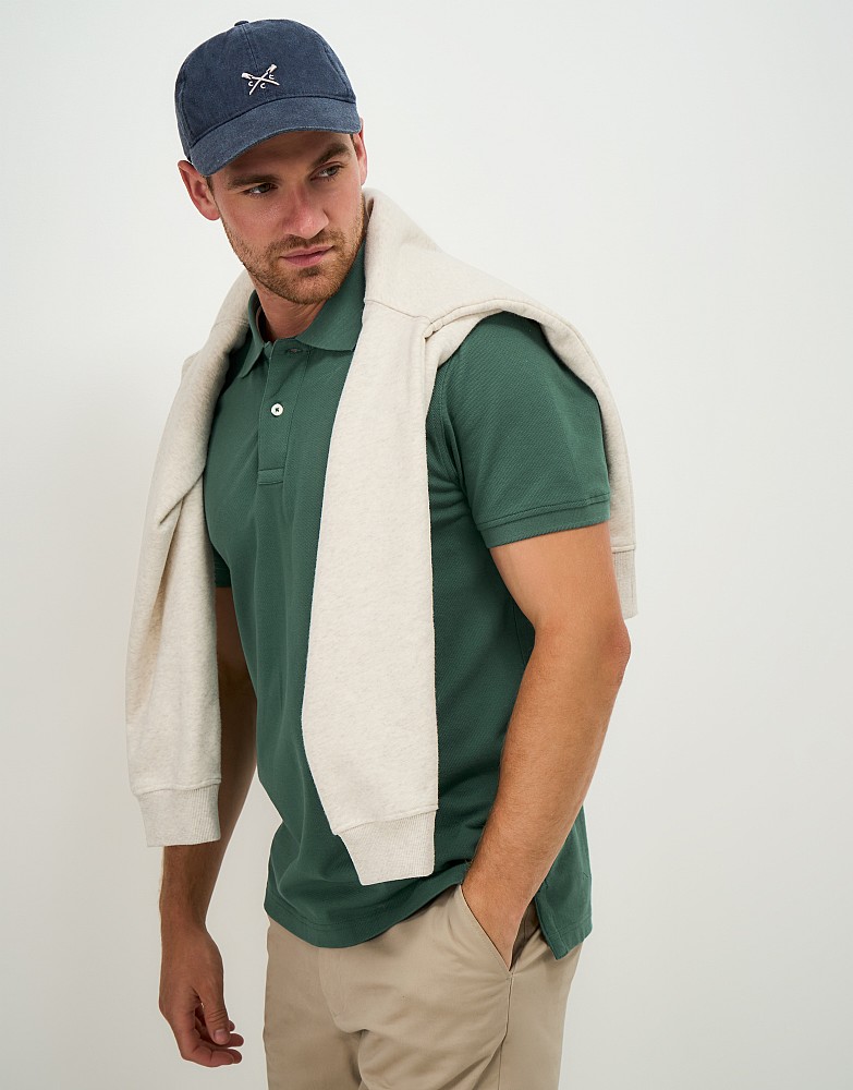 Classic Pique Polo in Green