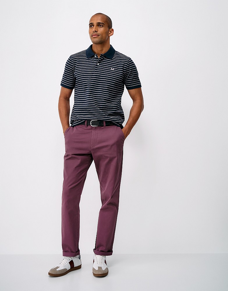 Slim Chinos in Violet
