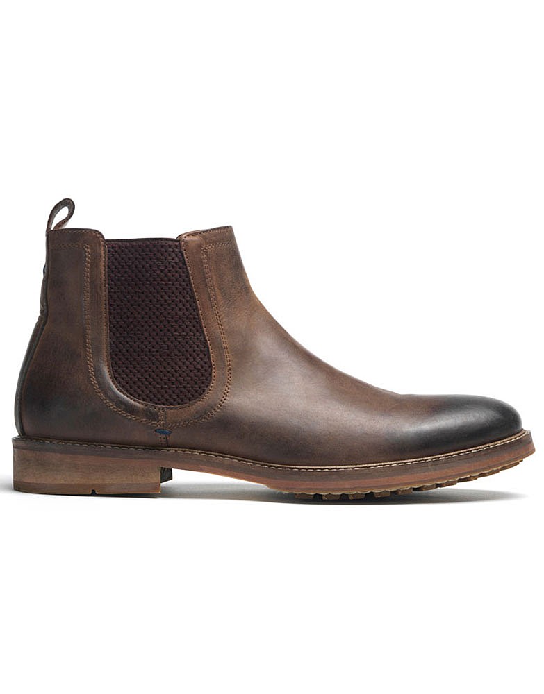 Men's Chelsea Boot in Chocolate from Crew Clothing