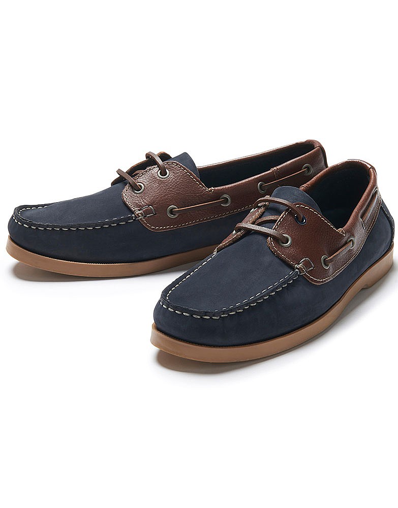Tan/Navy Austell Deck Shoe