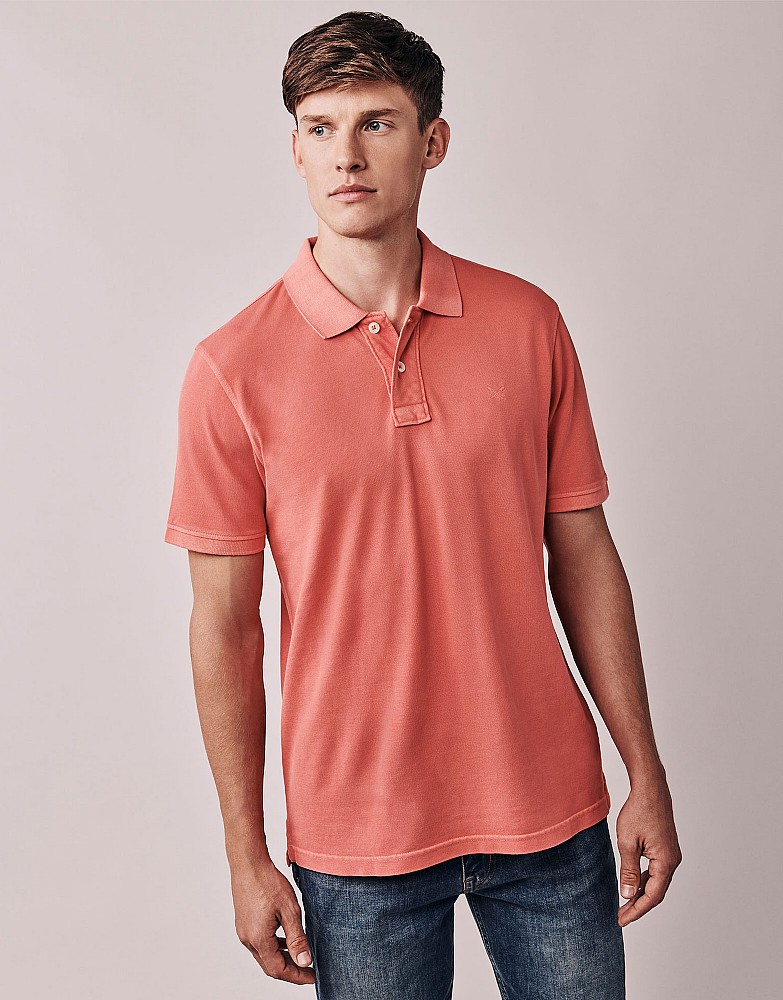 Garment Dye Pique Polo Shirt