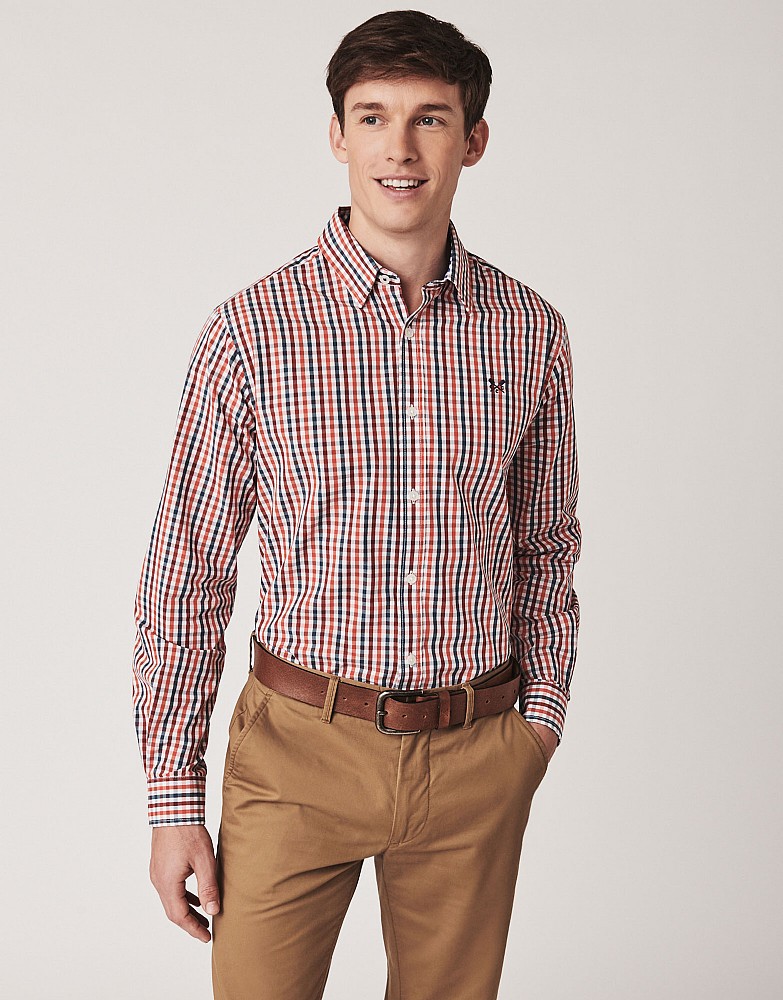 Men's Crew Classic Fit Gingham Shirt from Crew Clothing Company