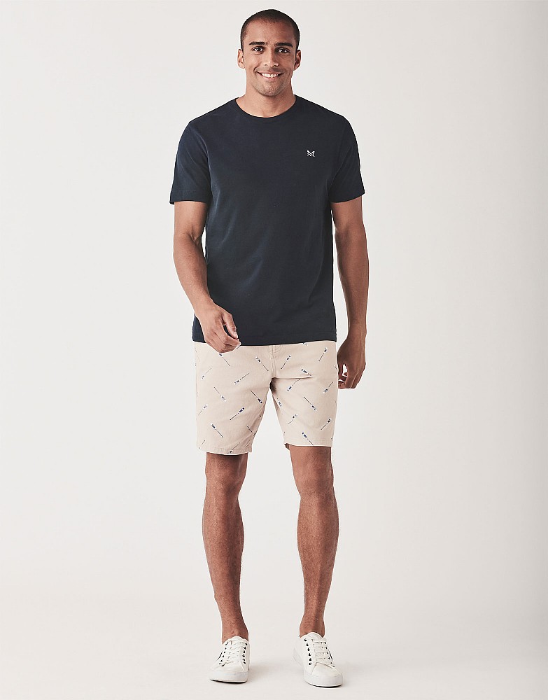 Oars Print Bermuda Shorts