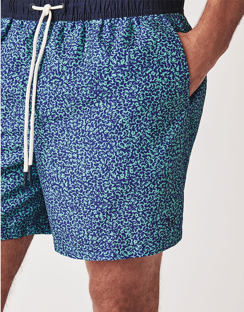 Men's Pattern Print Swim Shorts from Crew Clothing Company