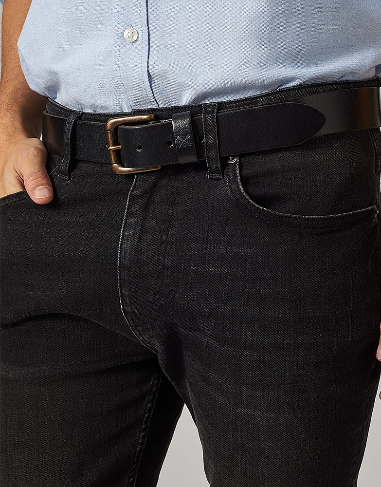 Men's Classic Leather Belt from Crew Clothing Company