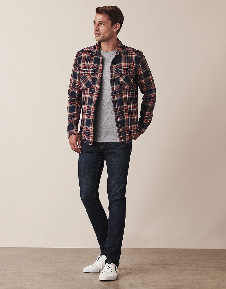 Long Sleeve Flannel Overshirt