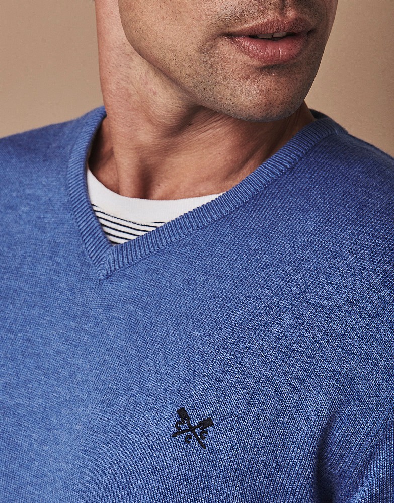 Foxley V Neck Jumper from Crew Clothing 