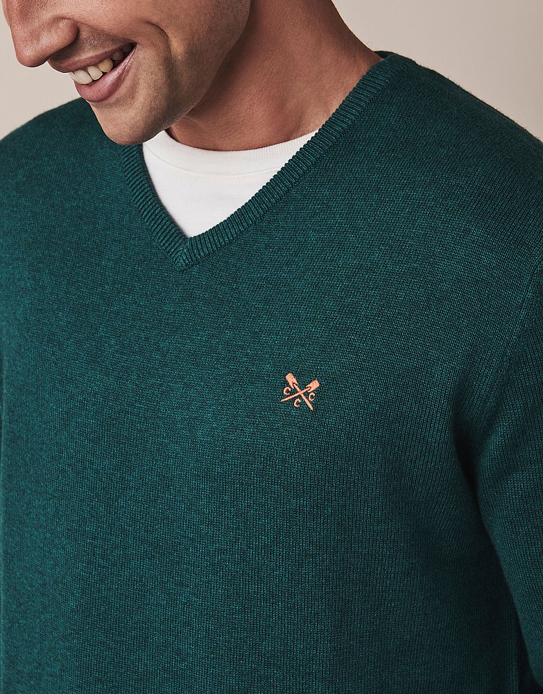 Foxley V Neck Jumper from Crew Clothing 