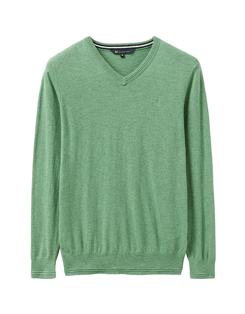 Slub V Neck Jumper