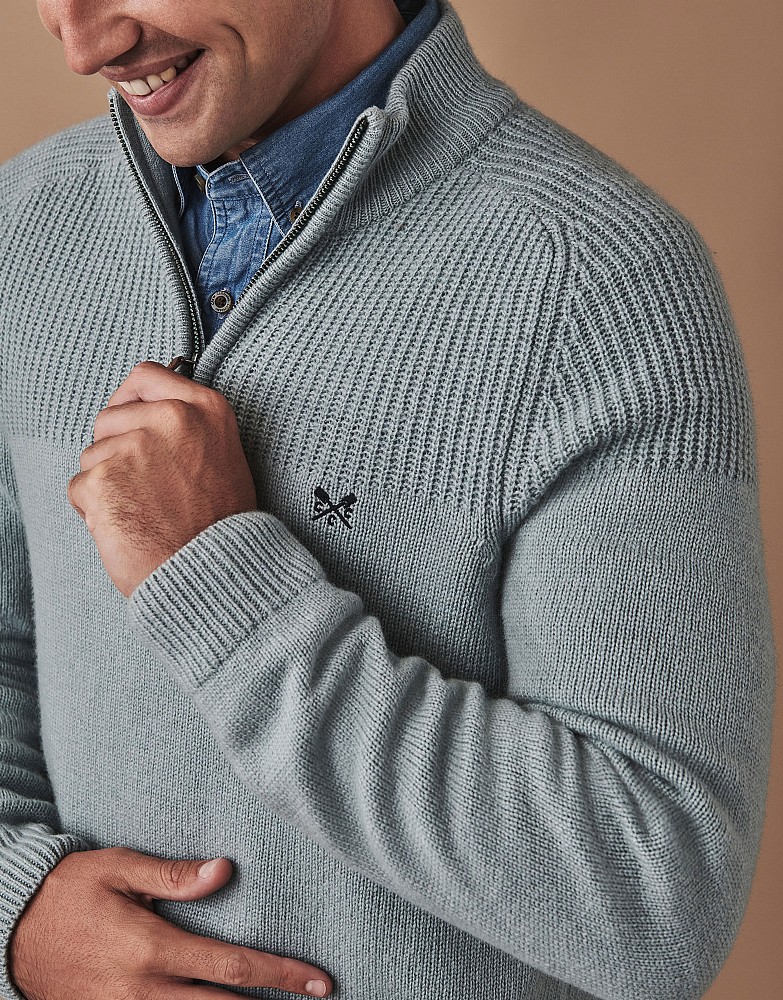 Men's Lambswool Half Zip Jumper from 