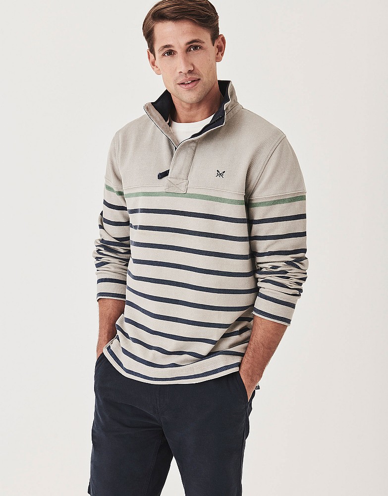 Drop Stripe Padstow Sweatshirt