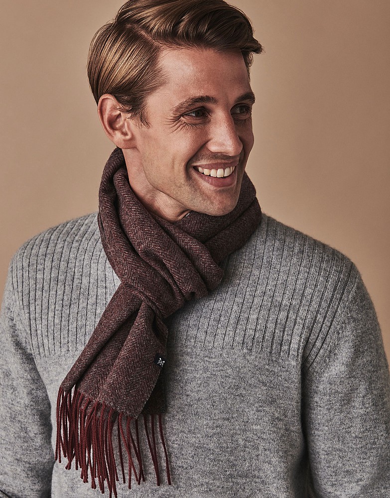 Herringbone Wool Scarf