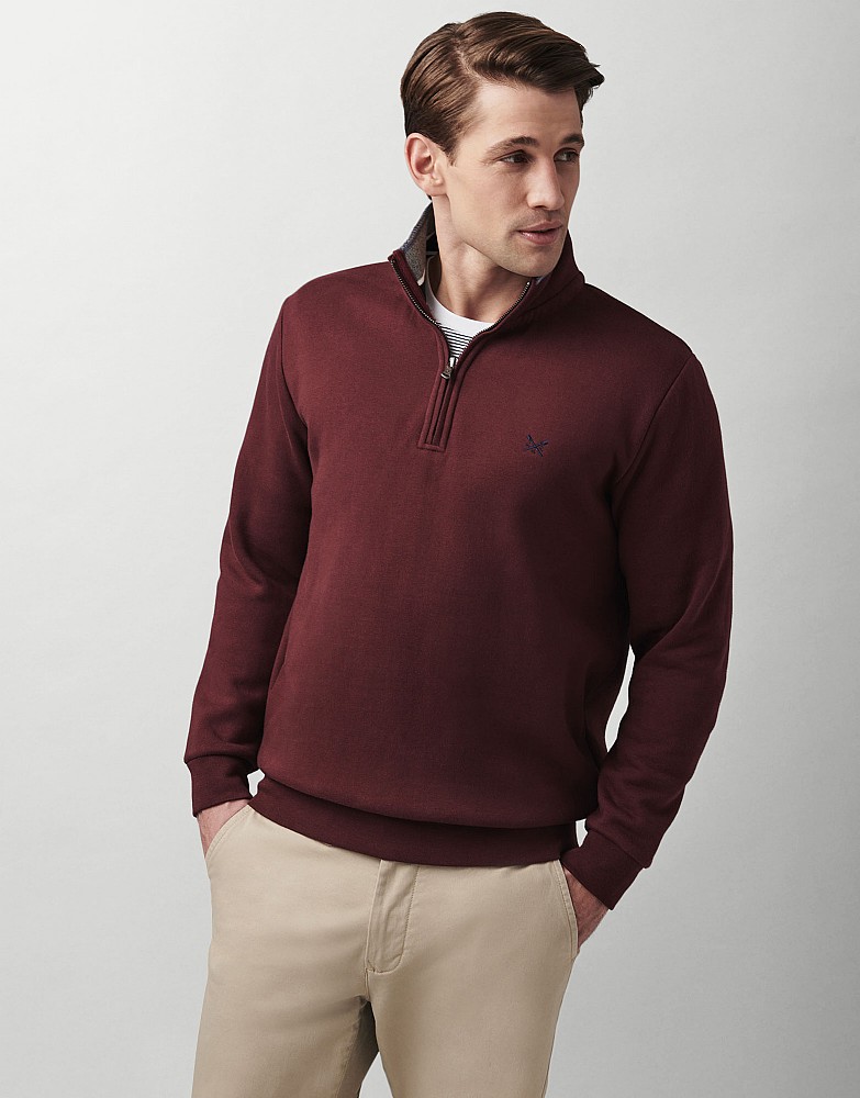 Men's Classic Half Zip Sweatshirt from Crew Clothing Company