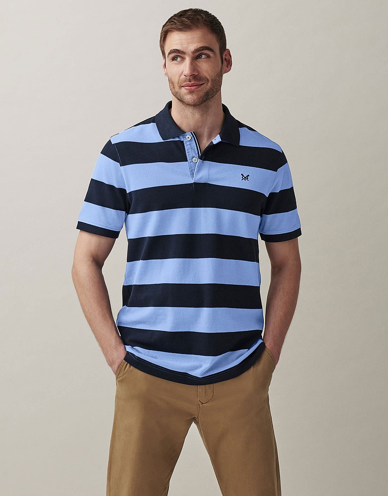 Men's Kidbrooke Stripe Polo Shirt from Crew Clothing Company