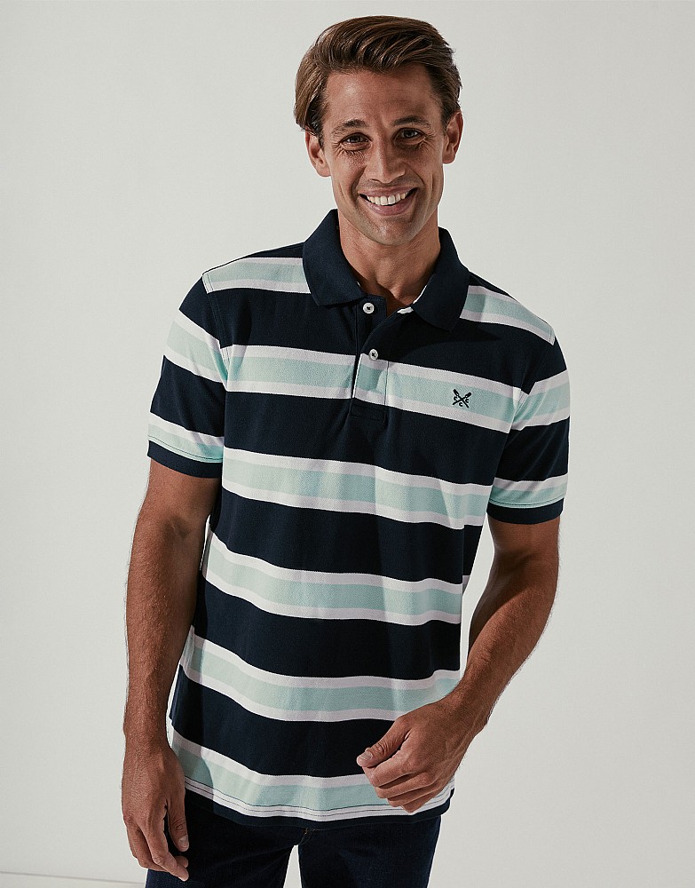 Leeson Stripe Polo Shirt