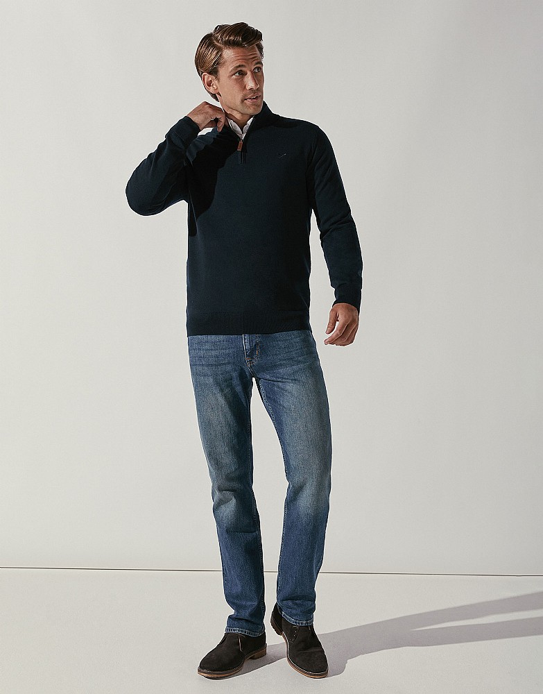 Merino Half Zip Jumper