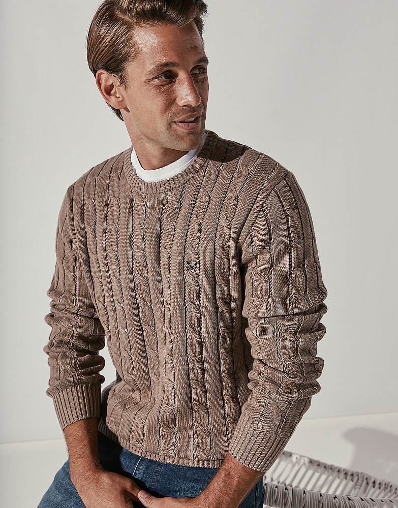 Men's Regatta Cable Crew Jumper from 