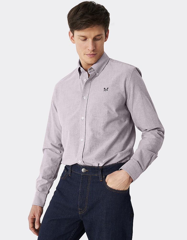 Long Sleeve Slim Fit Oxford Shirt