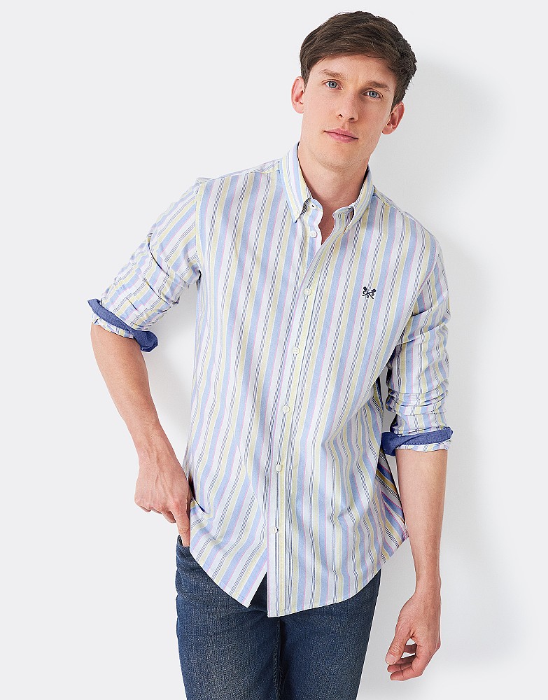 Long Sleeve Shrewton Oxford Stripe Shirt