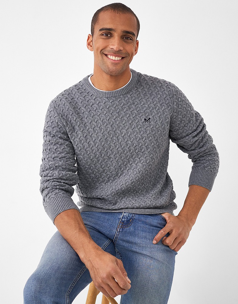 Travelling Cable Crew Neck Jumper