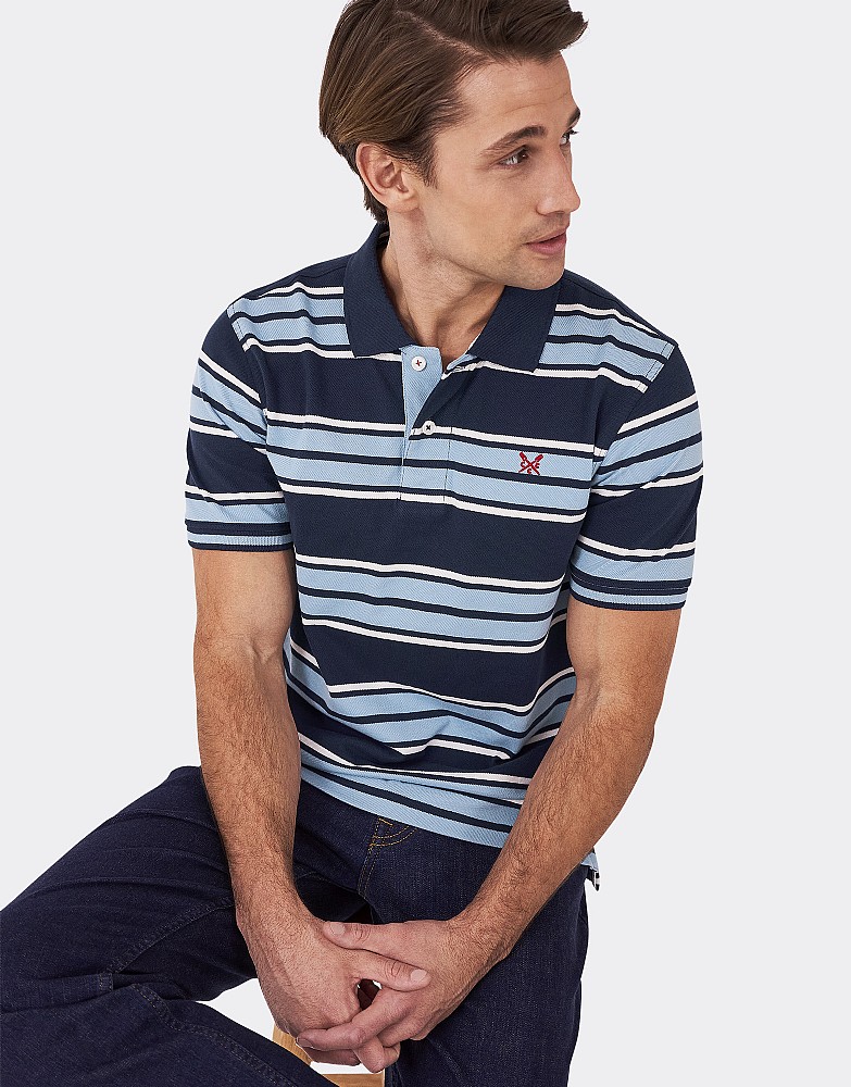 Pierhead Stripe Polo Shirt