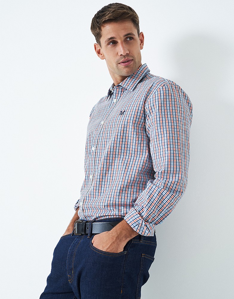 Men's Multi Check Shirt from Crew Clothing Company