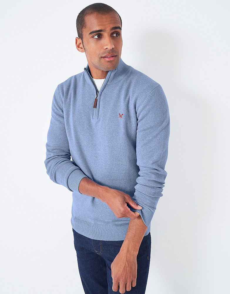Men's Classic Half Zip Knit Jumper from 