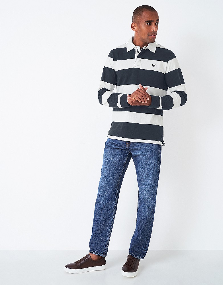 Men's Authentic Jean in Antique Blue from Crew Clothing Company