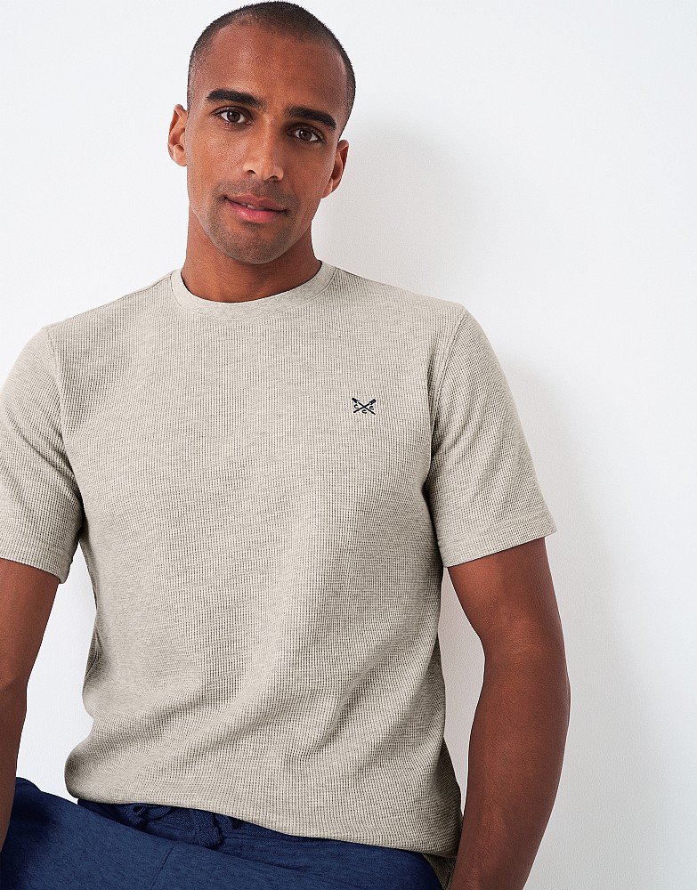 Short Sleeve Waffle Pyjama Top