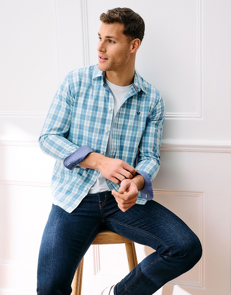 Newton Brushed Cotton Flannel Shirt