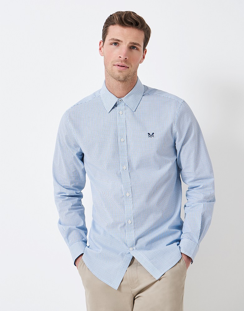 Men's Mini Grid Check Week Shirt from Crew Clothing Company