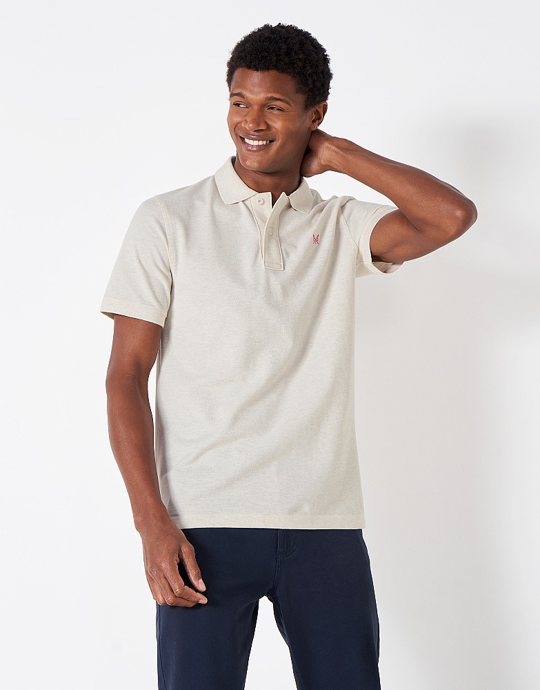 Men's Classic Pique Polo Shirt from Crew Clothing Company