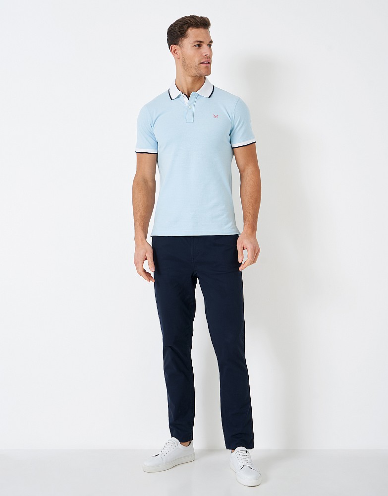 Men's Stretch Oxford Polo Shirt from Crew Clothing Company