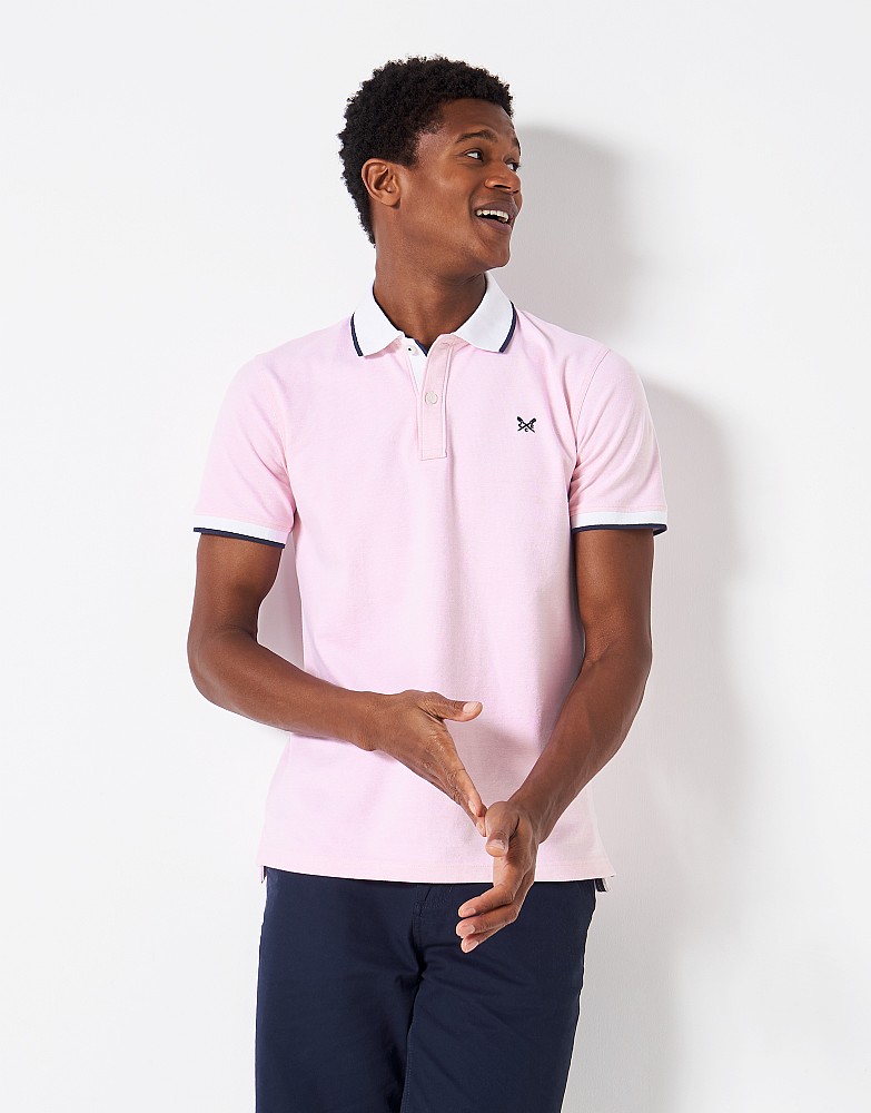 Men's Stretch Oxford Polo Shirt from Crew Clothing Company