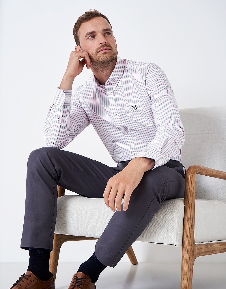 Oxford Stripe Slim Fit Shirt