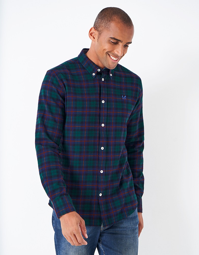 Blackwatch Flannel Check Casual Fit Shirt